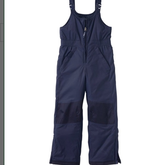 LL Bean Kids Coldbuster Snow Bibs